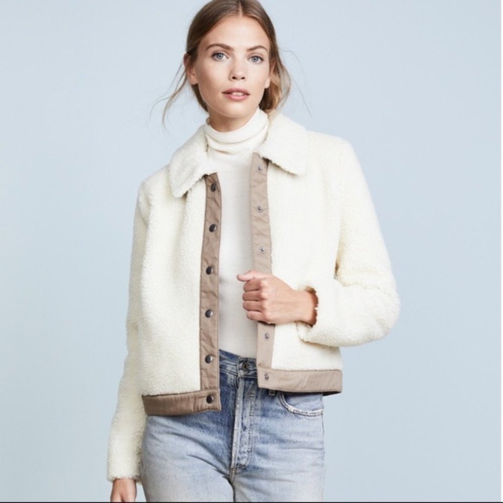 Madewell Sherpa Portland Jacket. size M